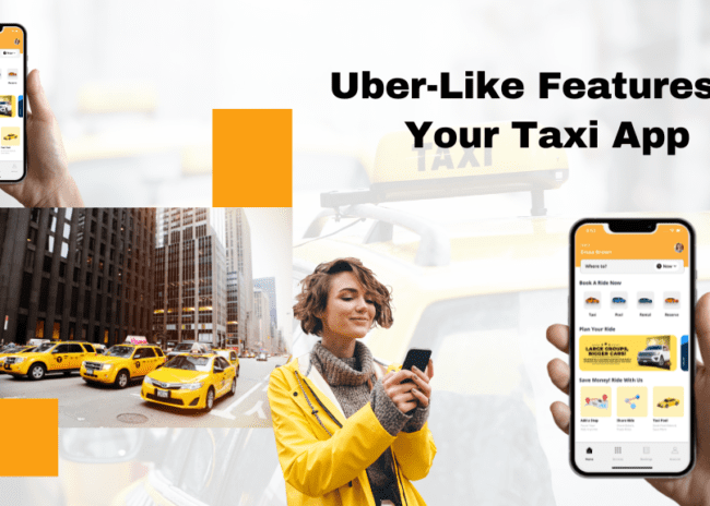 Uber like feature in your taxi app